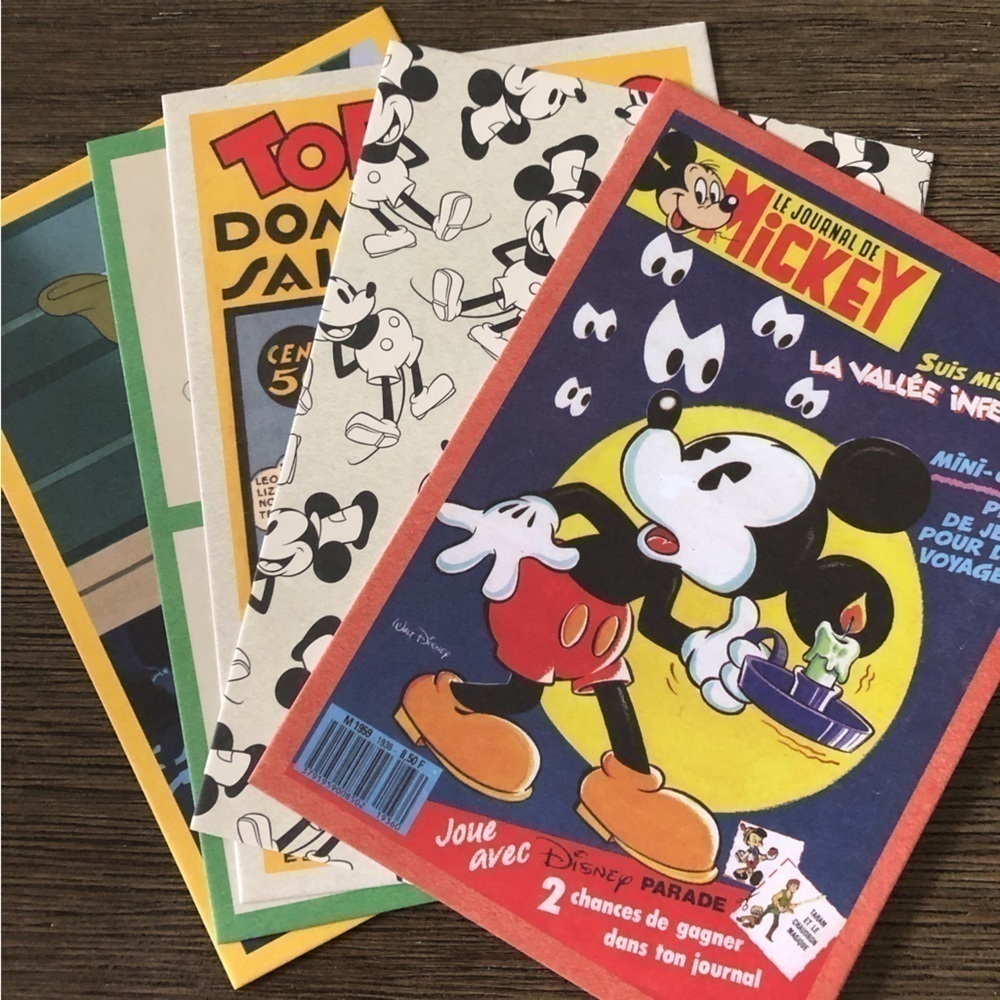 Disney: Mickey Mouse Museum Postcard set of 5 #2